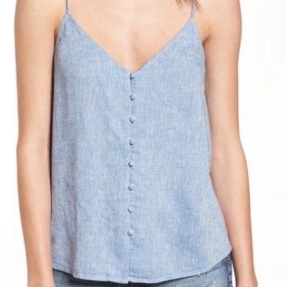 BP. Denim tank top